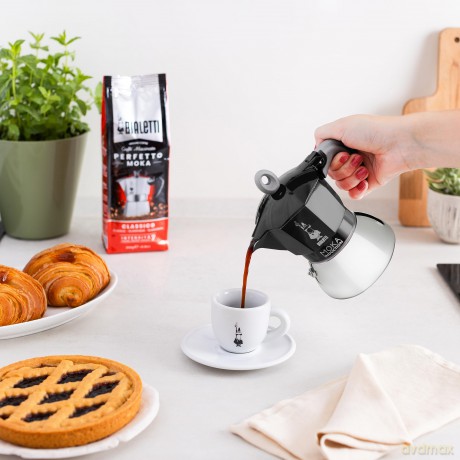 Bialetti - Moka Induction Edition 2.0 - 2 Cups - Black (6932)