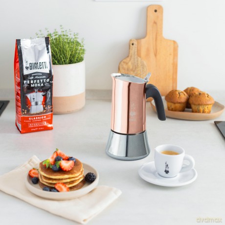 Bialetti - Venus Espresso Maker - Stainless Steel/Copper - 4 Cup