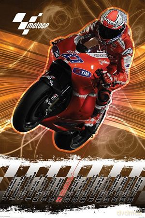 Moto G.P (Casey Stoner) [PLAKAT]