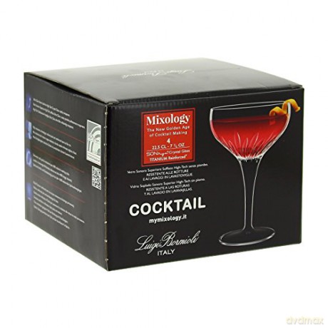 Luigi Bormioli - Mixology Cocktail Glass 22,5 cl - 4 pack
