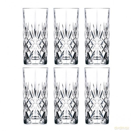 Lyngby Glas - Lyngby Krystal Melodia Highball 36 cl - Set of 6 (916105)
