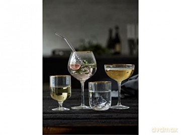 Lyngby Glas - Palermo Cocktail glass 31 cl Gold 4 pc