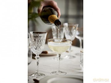 Lyngby Glas - Palermo Cocktail glass 31 cl Gold 4 pc