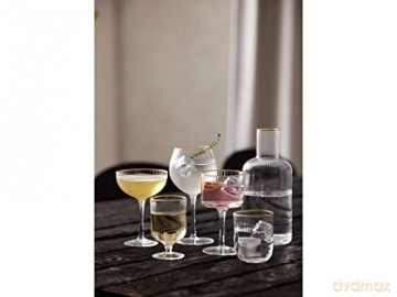Lyngby Glas - Palermo Cocktail glass 31 cl Gold 4 pc