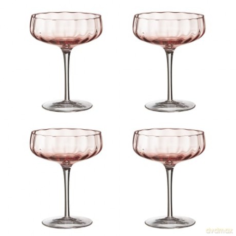 SHOLM - 4 pcs - Sonja champagne/cocktail glas - Peach