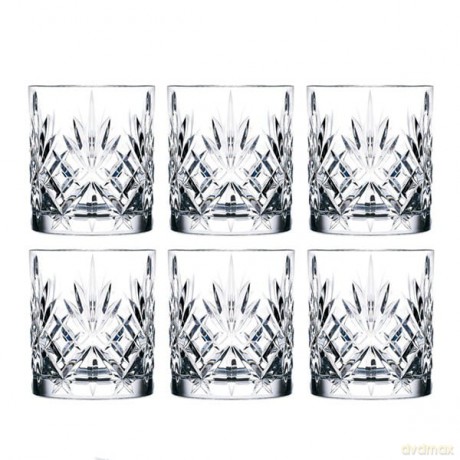 Lyngby Glas - Lyngby Krystal Melodia Whisky Glass 31 cl - Set of 6 (916107)