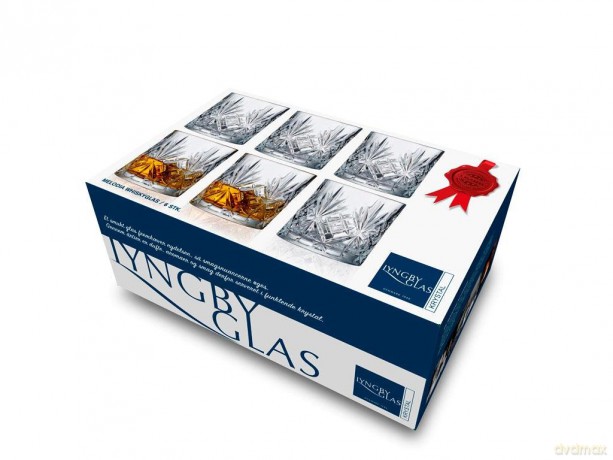 Lyngby Glas - Lyngby Krystal Melodia Whisky Glass 31 cl - Set of 6 (916107)