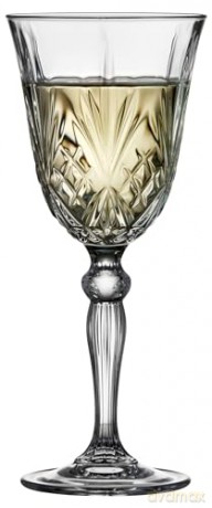 Lyngby Glas - Crystal Clear Melodia White Wine Glass 21 cl - Set of 4 (916099)