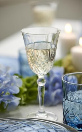 Lyngby Glas - Crystal Clear Melodia White Wine Glass 21 cl - Set of 4 (916099)