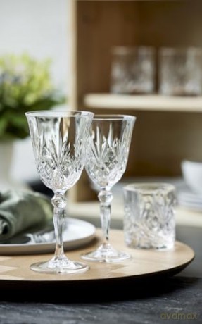 Lyngby Glas - Crystal Clear Melodia White Wine Glass 21 cl - Set of 4 (916099)