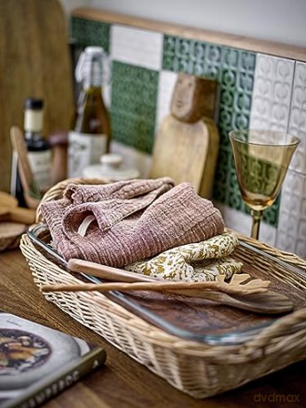 Bloomingville - Bejan Kitchen Towel, Brown, Cotton (82066190)