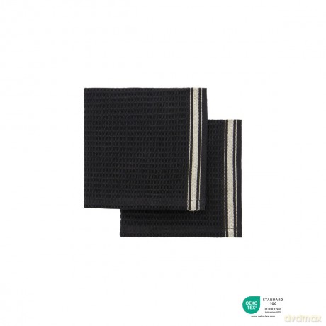 House Doctor - Bihar Dish cloth - Black (204036060)