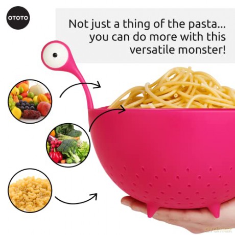 OTOTO - Spaghetti Monster Colander - Pink (OT950)