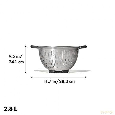 OXO - Good Grips 2.8L Stainless Steel Colander