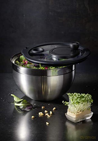 Rśsle - Salad Spinner with glass lid 24 cm