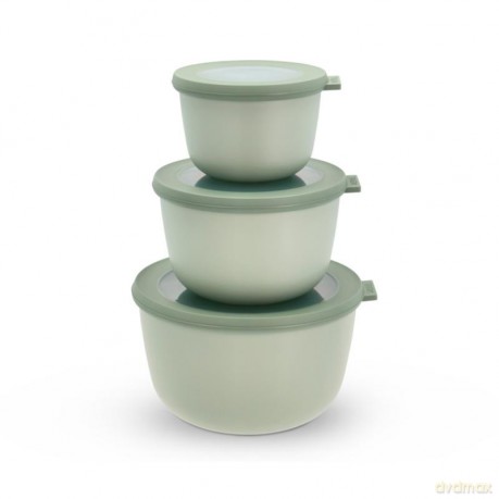 Mepal - Cirqula High Bowl Set of 3 - Nordic Sage
