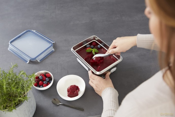 Tefal - MasterSeal Food container Rectangle 2,0 l - Stainless Steel