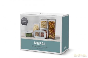 Mepal - Modula Store Box Set - 5 Pcs - White (234026)