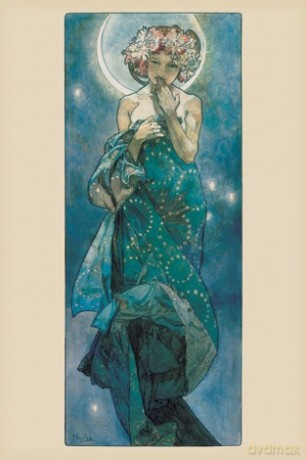 Mucha (Moon) [PLAKAT]