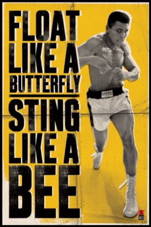 Muhammad Ali (Float Like A Butterfly) [PLAKAT]