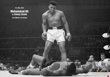 Muhammad Ali (V Liston Landscape) [PLAKAT]