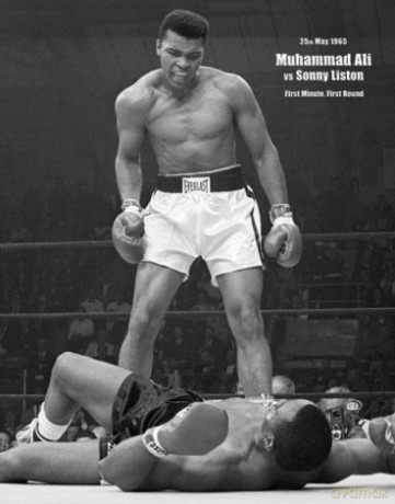 Muhammad Ali (V Liston Portrait [PLAKAT]
