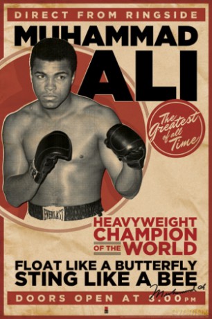 Muhammad Ali (Vintage) [PLAKAT]
