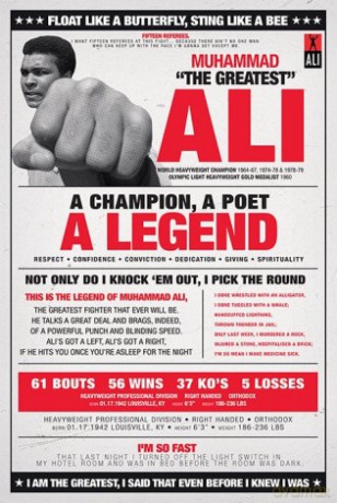 Muhammad Ali (Vintage) [PLAKAT]