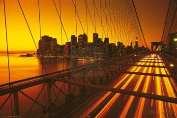 New York (Brooklyn Bridge Yellow) [PLAKAT]