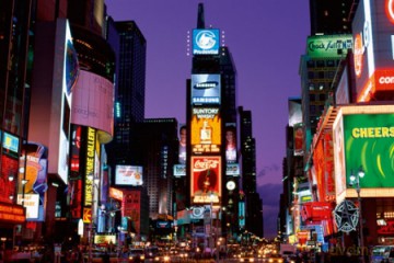 New York (Times Square At Night) [PLAKAT]