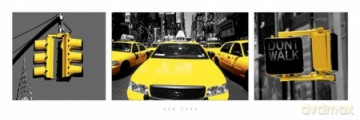 New York (Yellow Triptych) [PLAKAT]