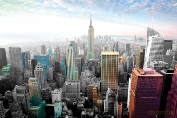 New York Cityscape Colours [PLAKAT]