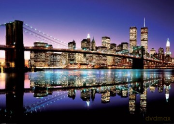 New York, Brooklyn Bridge (Colour) [PLAKAT]