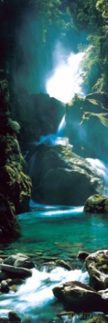 New Zealand - Waterfall [PLAKAT]