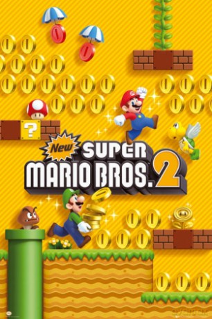 Nintendo Super Mario Brothers 2 [PLAKAT]