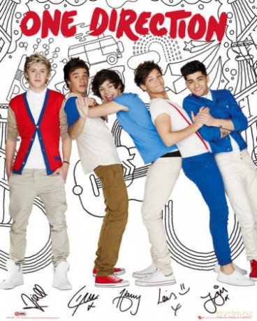 One Direction Sketch Portrait [PLAKAT]