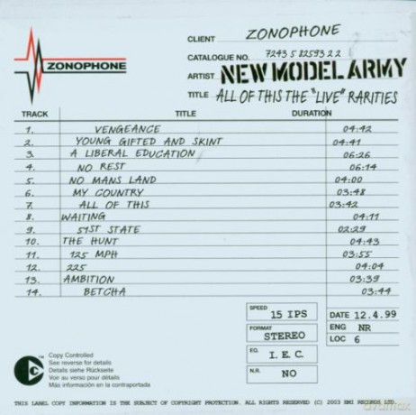 New Model Army: All Of This [CD]