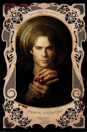 Pamiętniki Wampirów (Damon Salvatore) [PLAKAT]