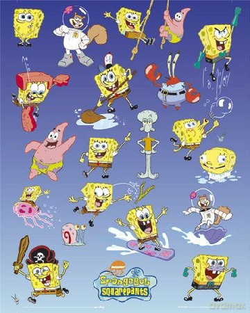Pan Gąbka - Spongebob Multiple [PLAKAT]