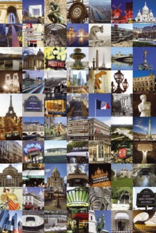 Paris Collage [PLAKAT]