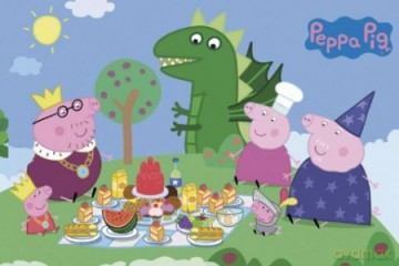 Peppa Pig (Księżniczka Na Pikniku) [PLAKAT]