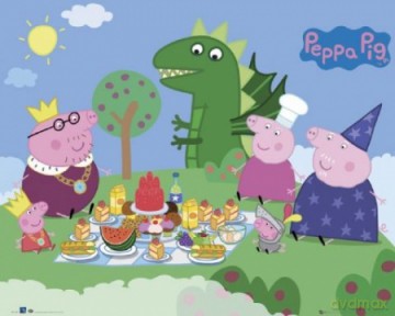 Peppa Pig (Księżniczka Na Pikniku) [PLAKAT]