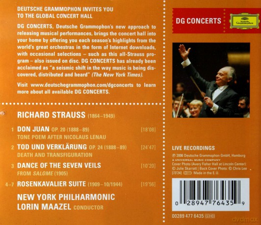 New York Philharmonic/Lorin Maazel: Strauss:Don Juan,Death And Transfigurati [CD]