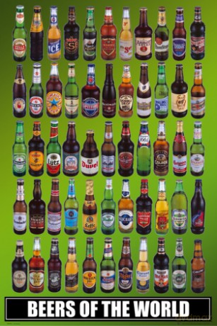 Piwa Świata, Beers [PLAKAT]