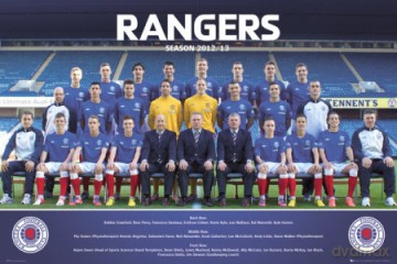 Rangers Team Photo 12/13 [PLAKAT]