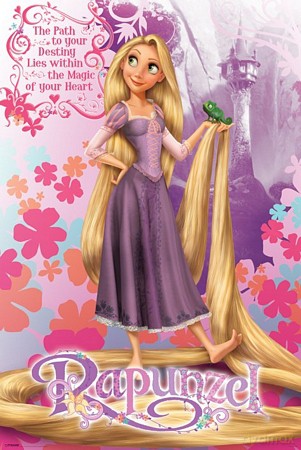 Roszpunka - Barbie (Metallic Signature Poster) [PLAKAT]