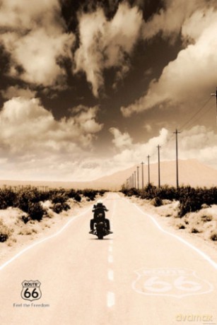 Route 66 - Motorzysta [PLAKAT]