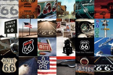 Route 66 - Mozaika [PLAKAT]