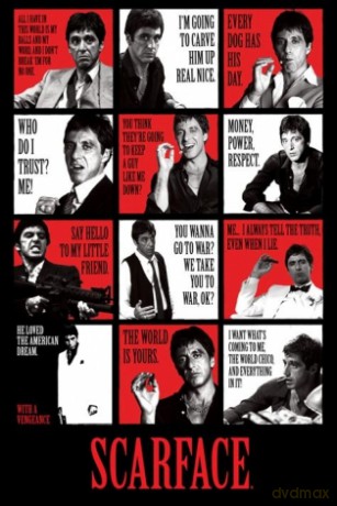 Scarface, Człowiek Z Blizną (Quotes) [PLAKAT]