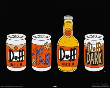 Simpsons - 4 Duffs [PLAKAT]